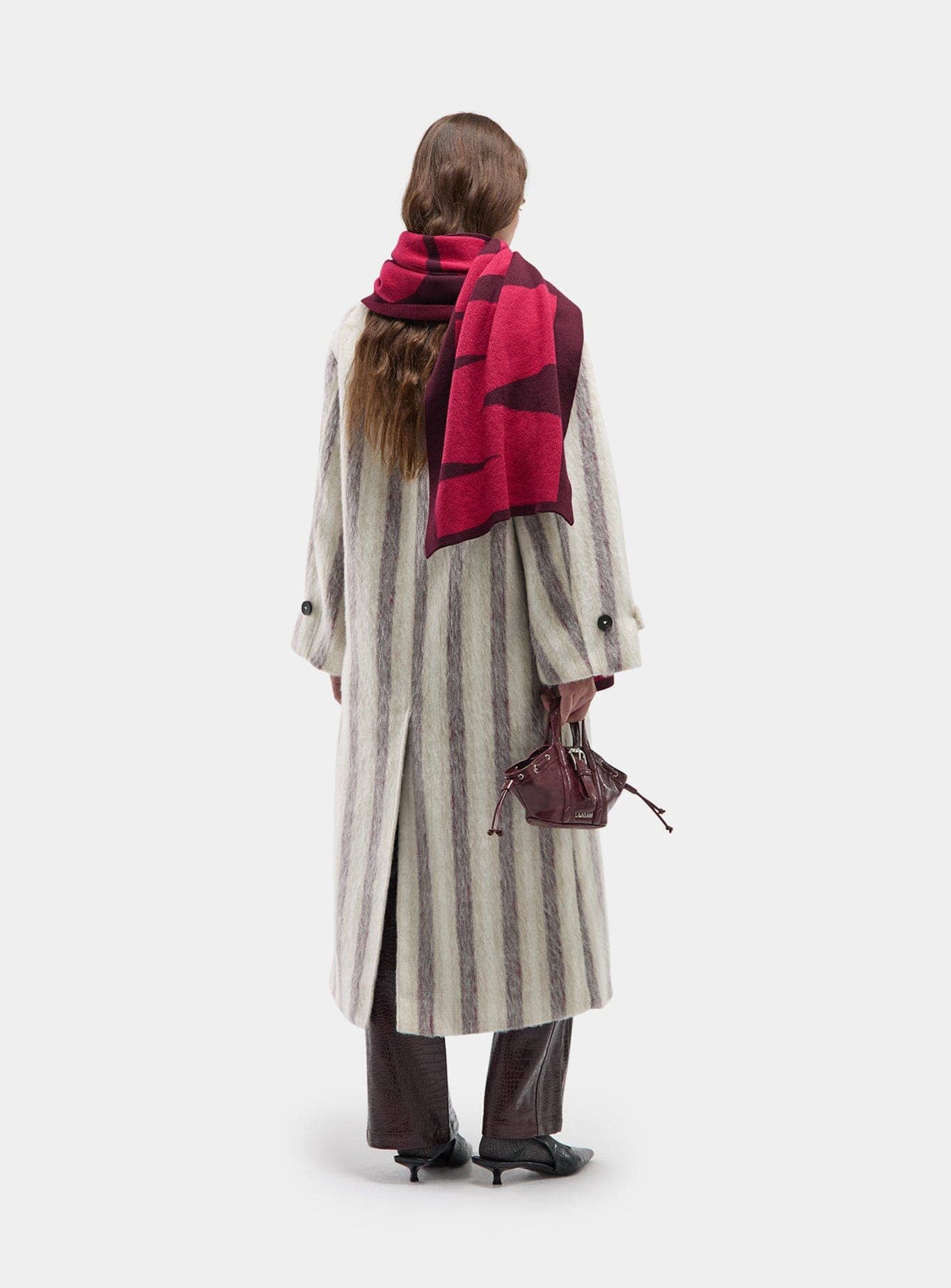DAMSON PLUM LOGO SCARF - Image 3