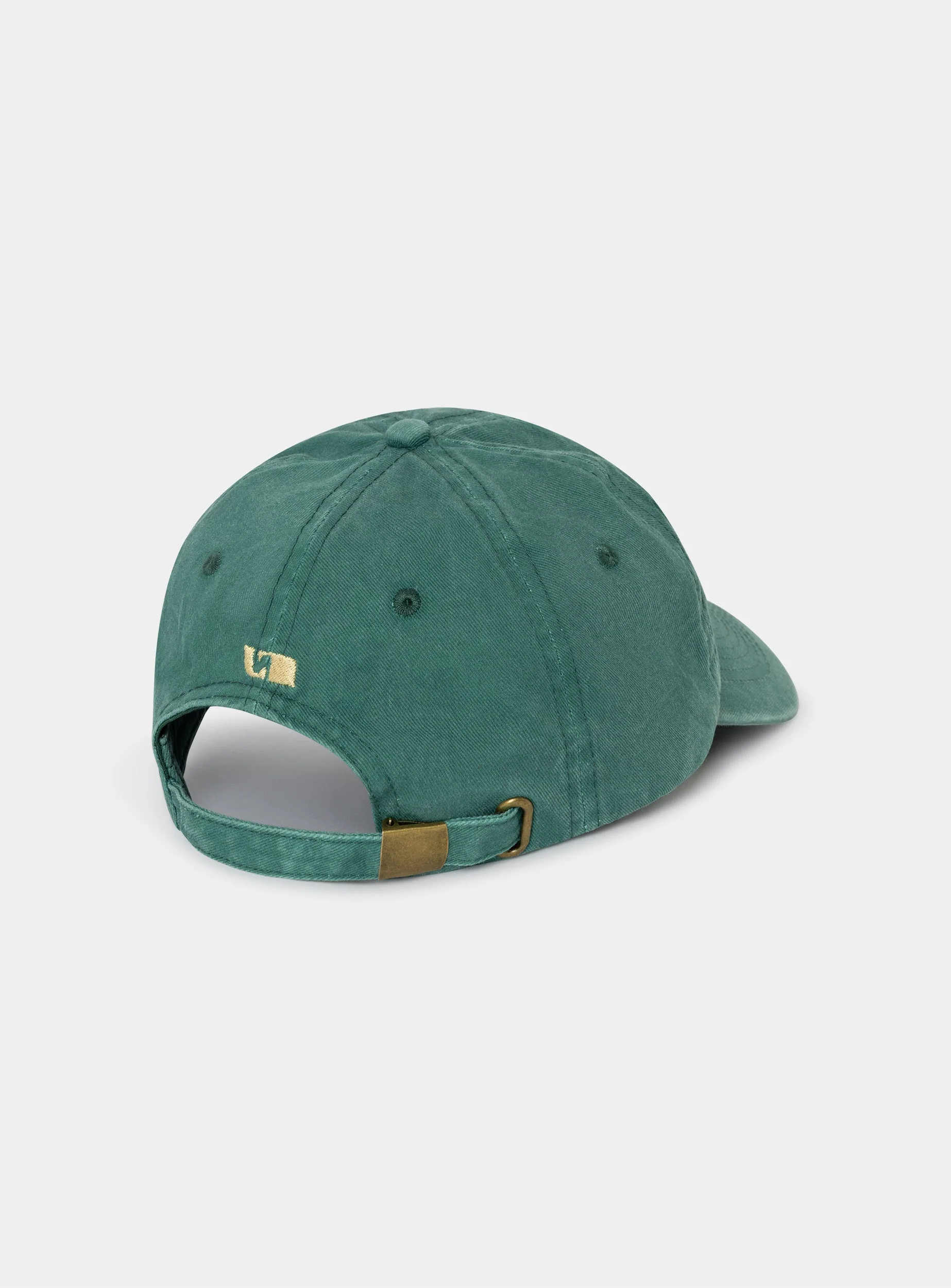 GREEN EMBROIDERED LOGO CAP - Image 2