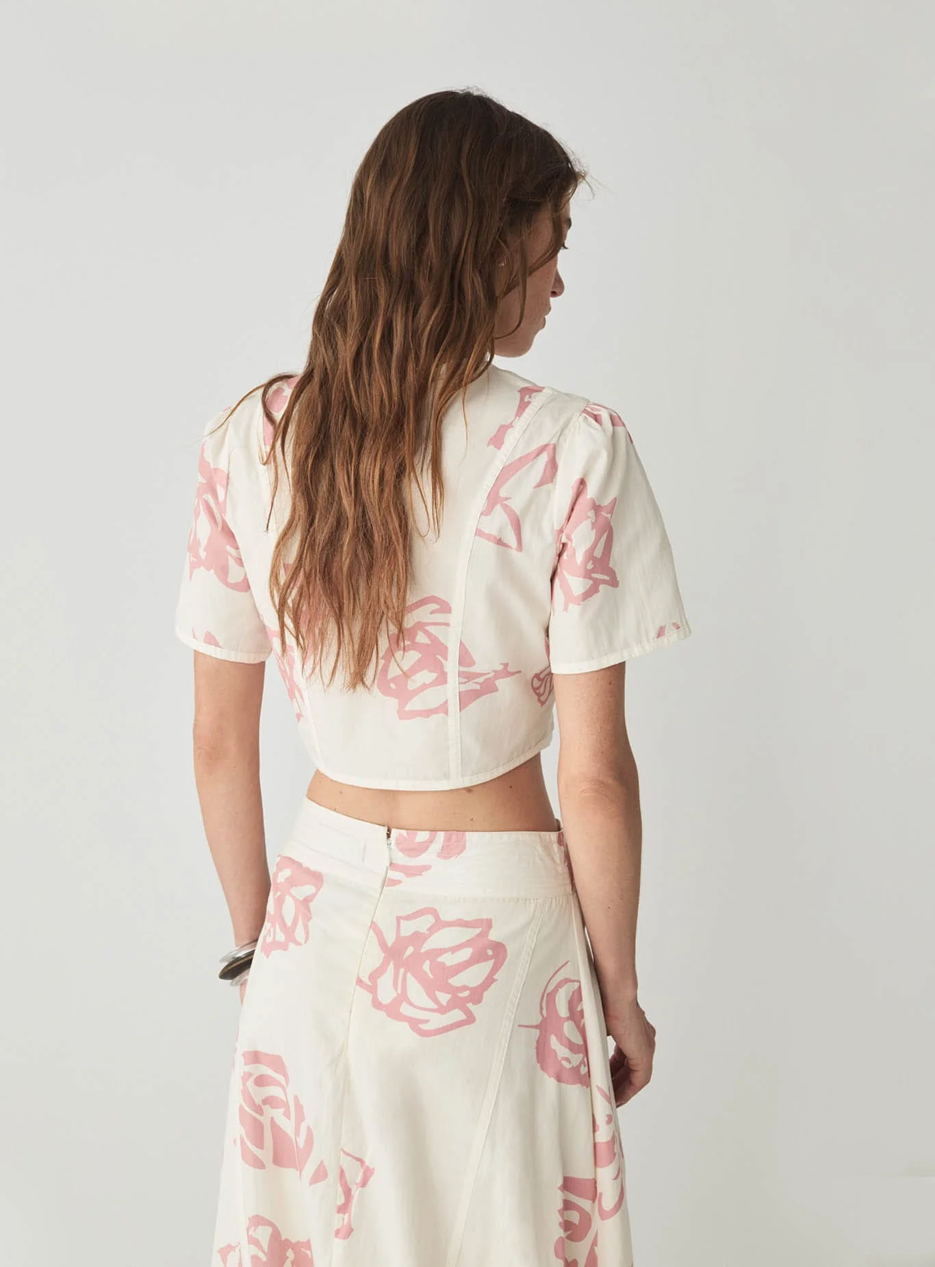 LUCILLE WHITE CROP TOP - Image 4