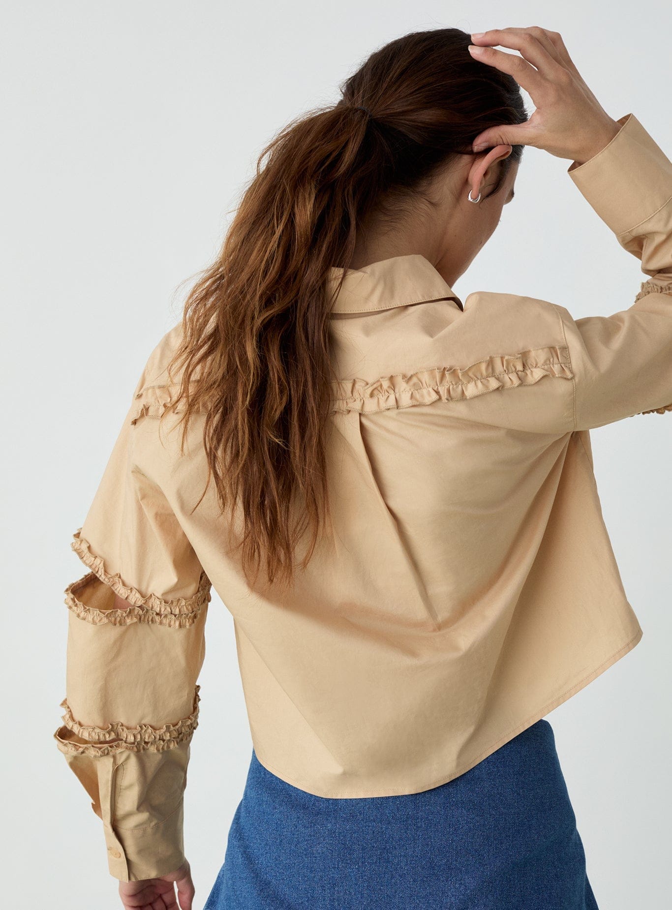 MUNA SAND CUT-OUT SHIRT - Image 3