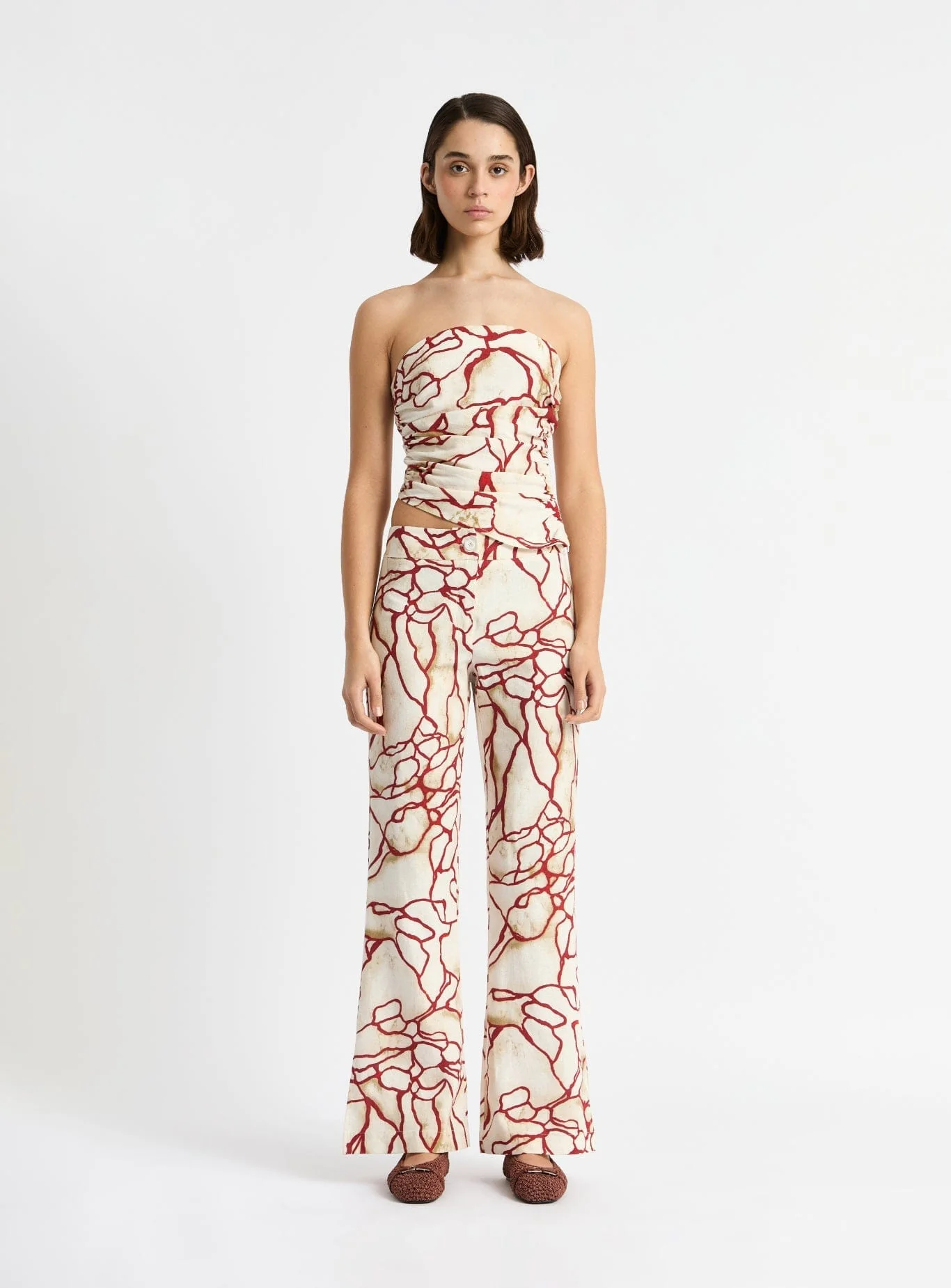 NIKITA ECRU LINEN PANTS - Image 4