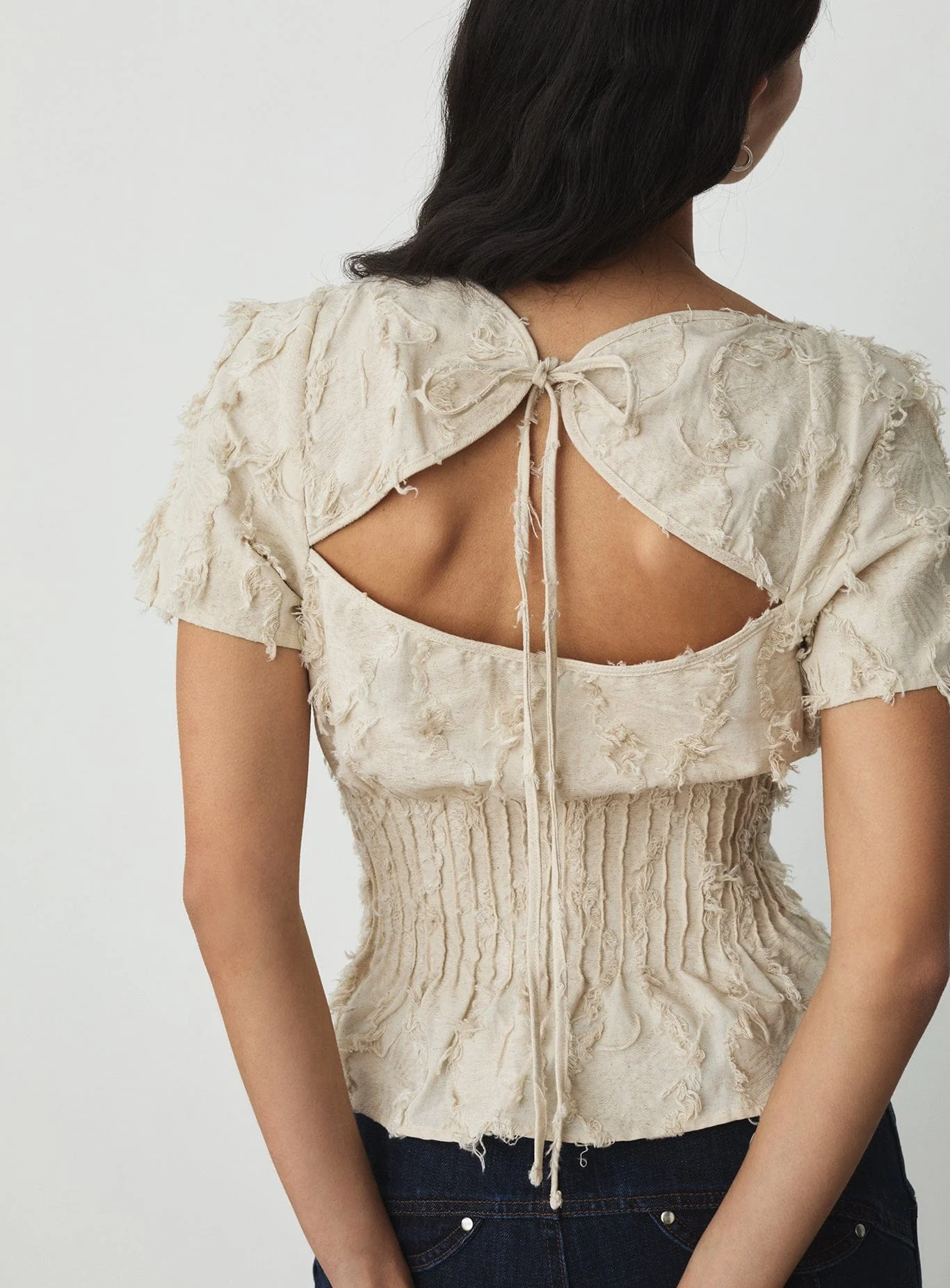 VAIANA ECRU BLOUSE - Image 2
